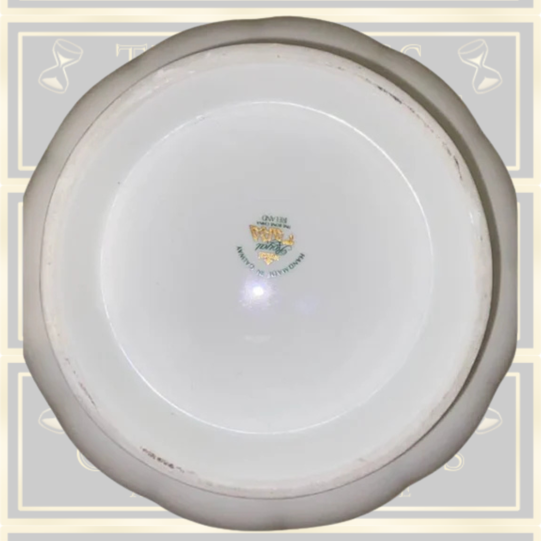 Vintage Irish Royal Tara Shamrock Vase Bone China