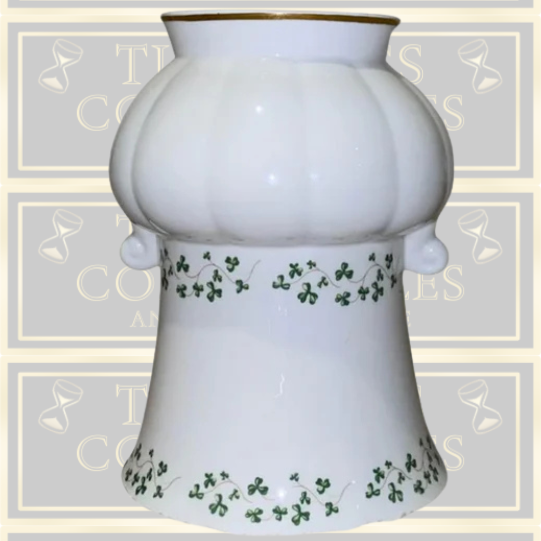 Vintage Irish Royal Tara Shamrock Vase Bone China