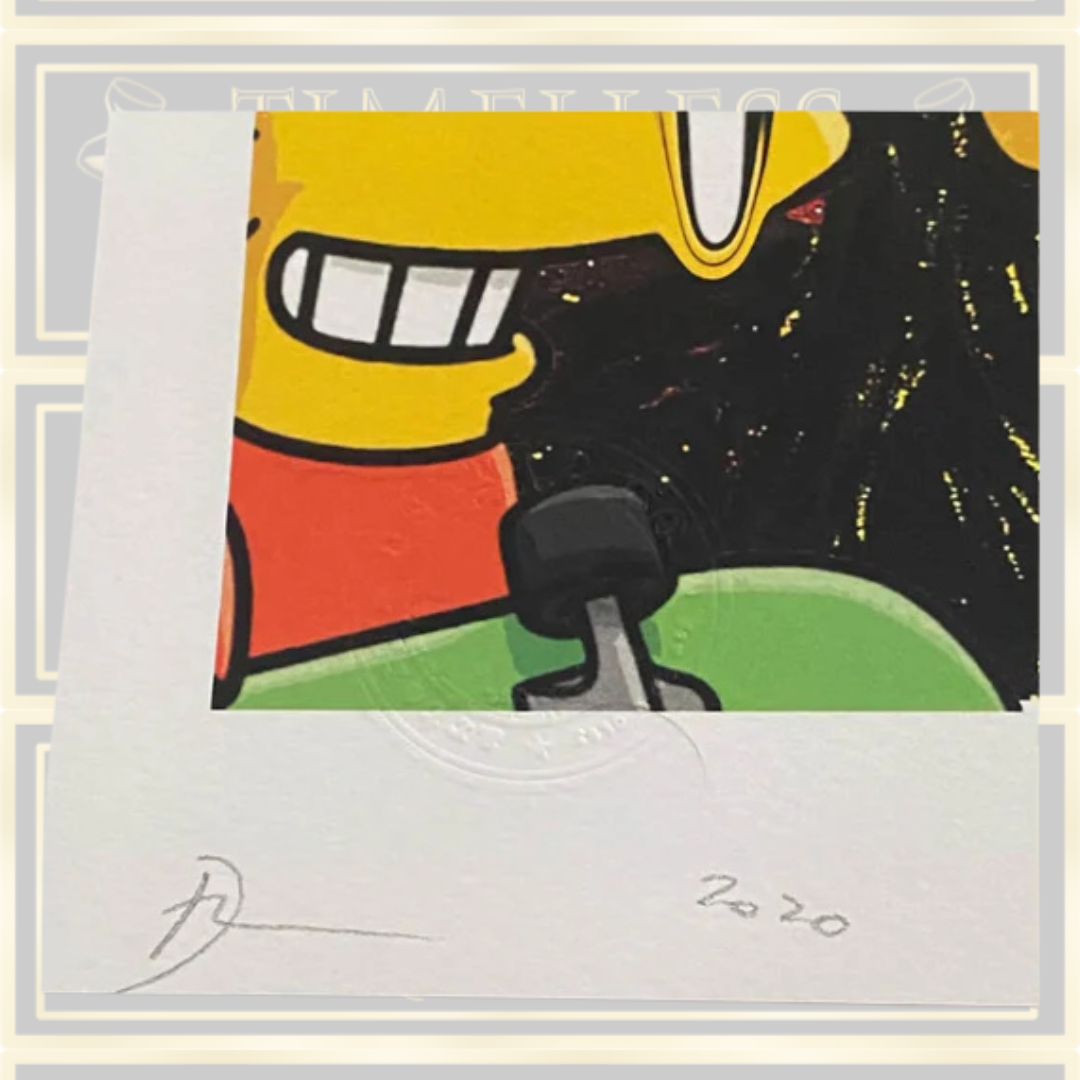 Death NYC Pop Art The Simpsons Starry Night
