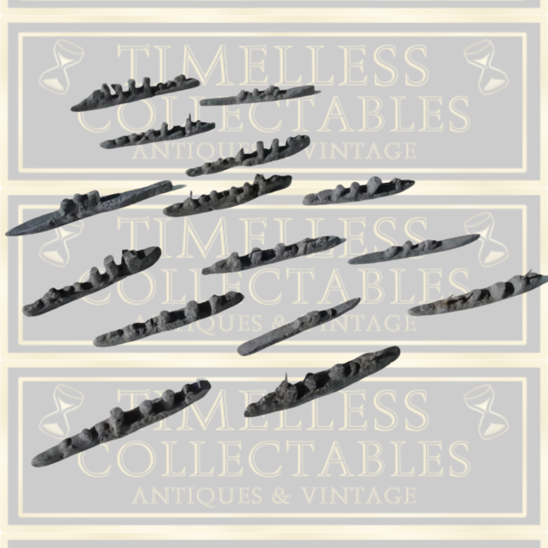 WW1 Scratch Built French Antique Model Ships And Submarines