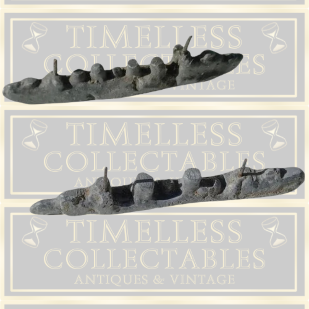 WW1 Scratch Built French Antique Model Ships And Submarines