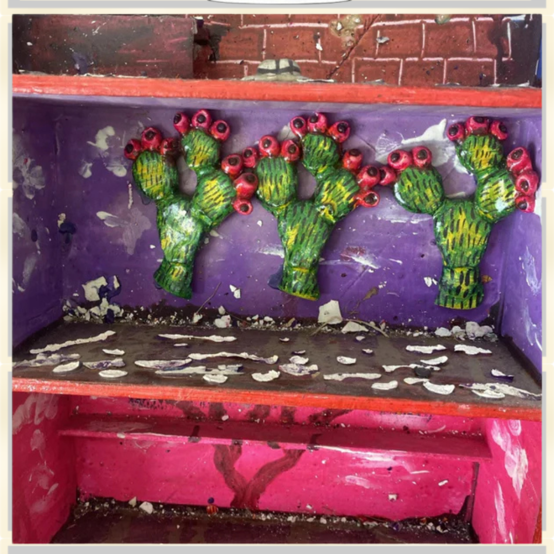 Antique Retablo Diorama Shadowbox