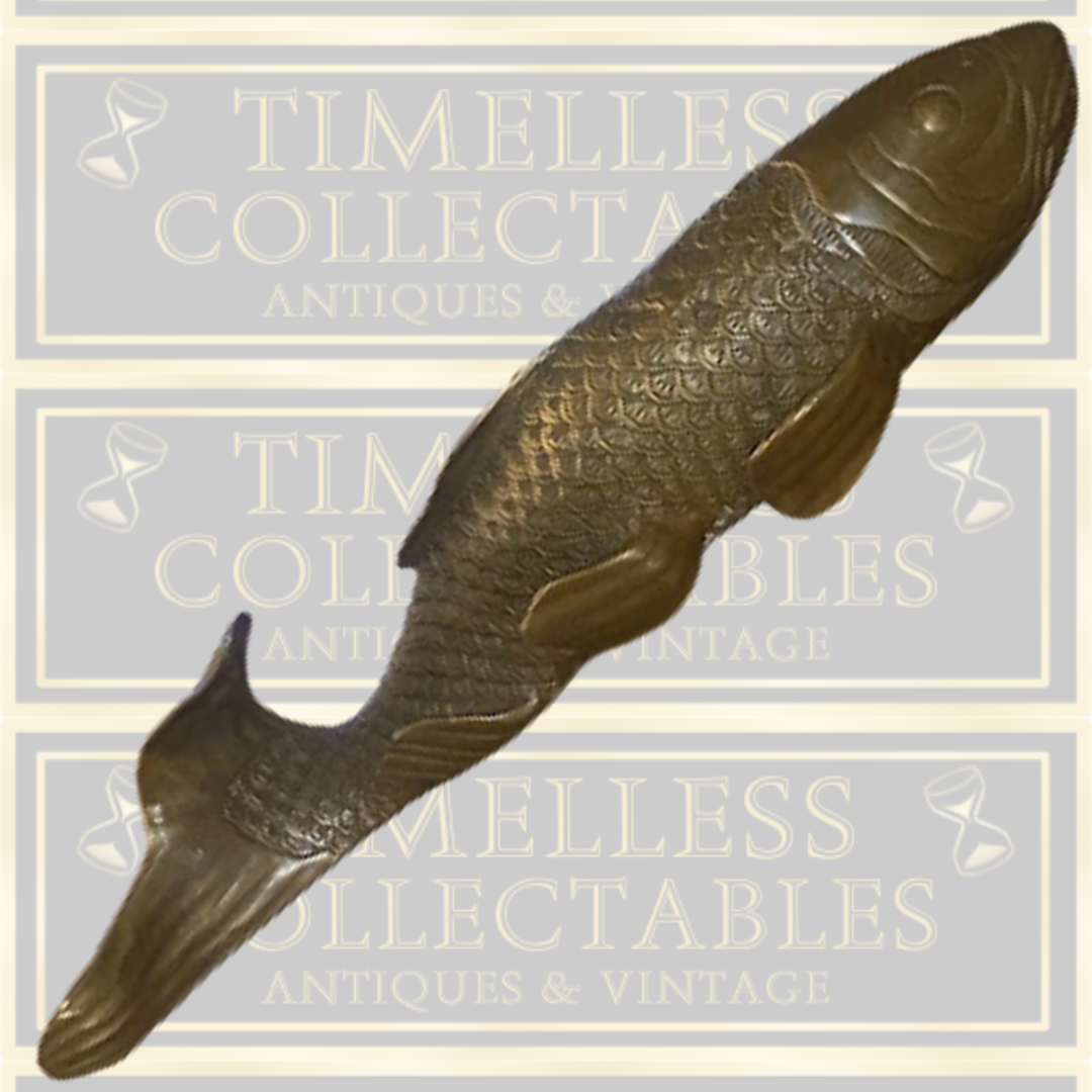 Antique Large Bronze Koi Carp