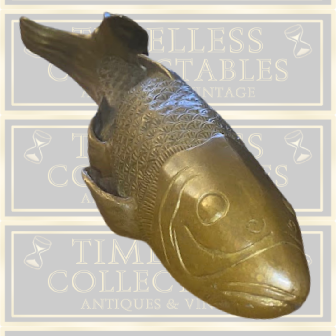 Antique Large Bronze Koi Carp