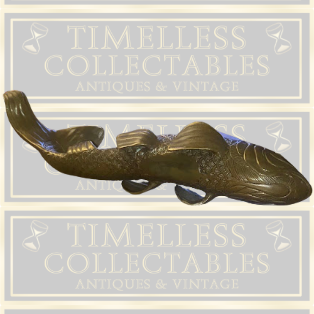 Antique Large Bronze Koi Carp