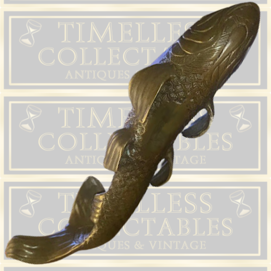 Antique Large Bronze Koi Carp