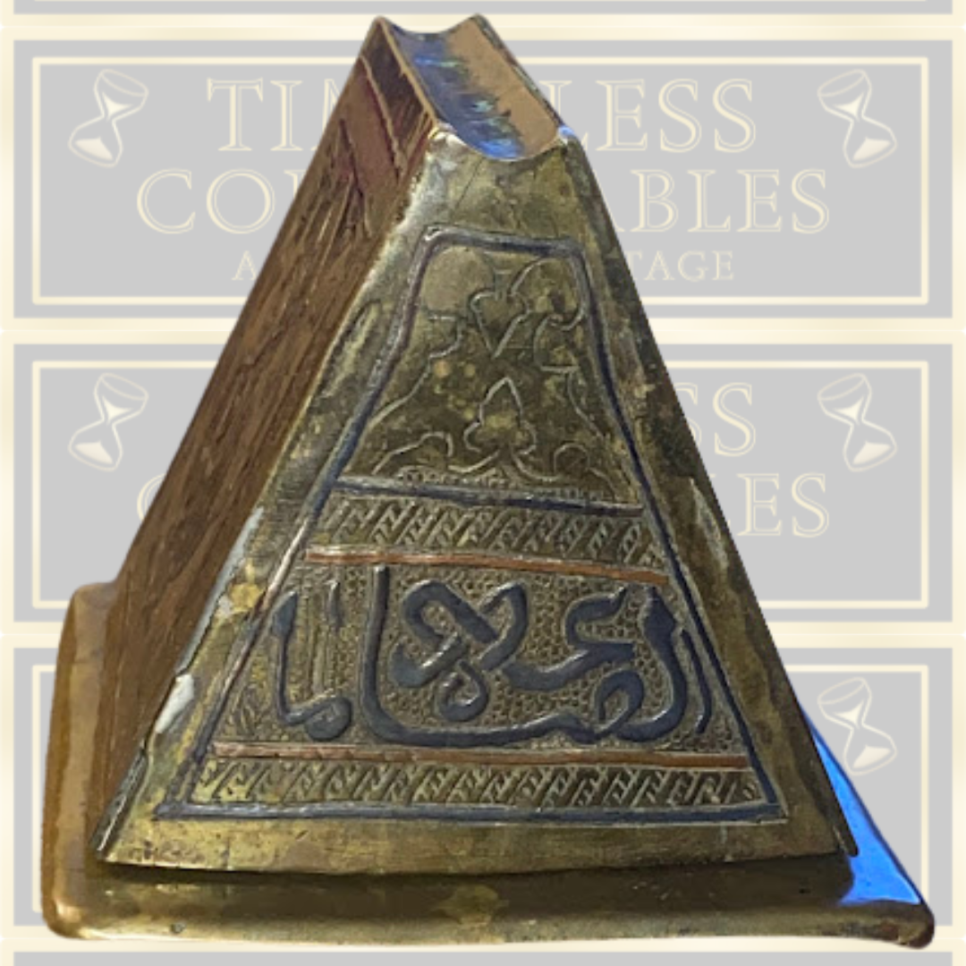 Antique Brass Cigarette Dispenser