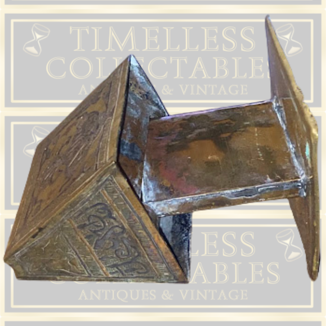 Antique Brass Cigarette Dispenser