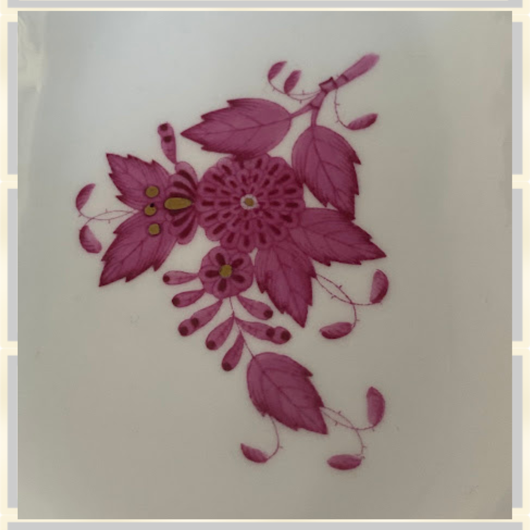 Vintage Herend Porcelain Hand painted Ashtray