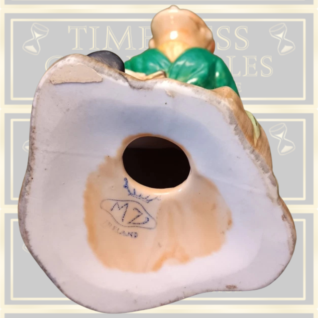 Vintage MZ Dresden Leprechaun Figurine