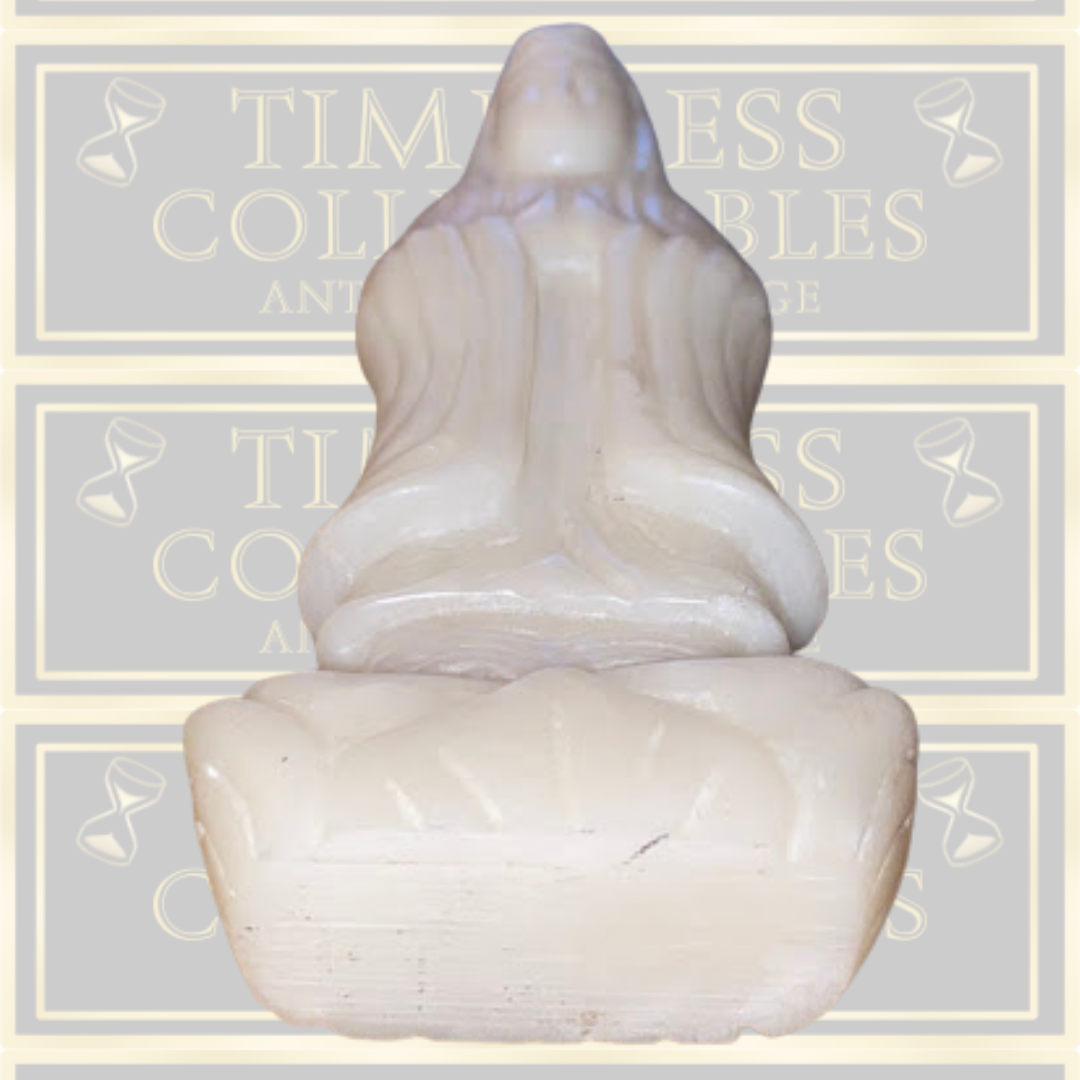 Chinese Hand Carved Alabaster figure of Guanyin