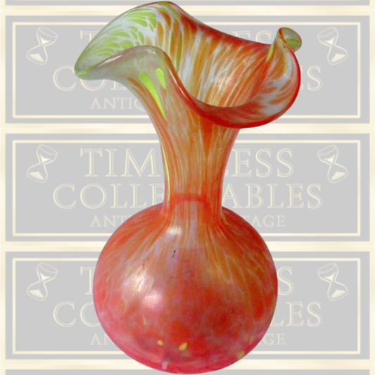 Vintage Handblown Italian Glass Bud Vase