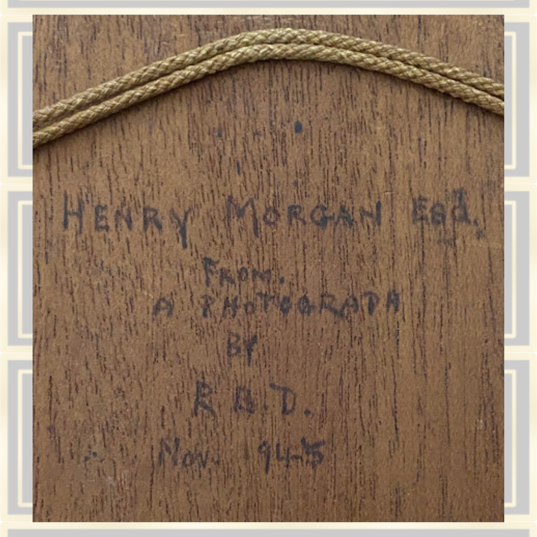 Vintage Portrait Painting Henry Morgan