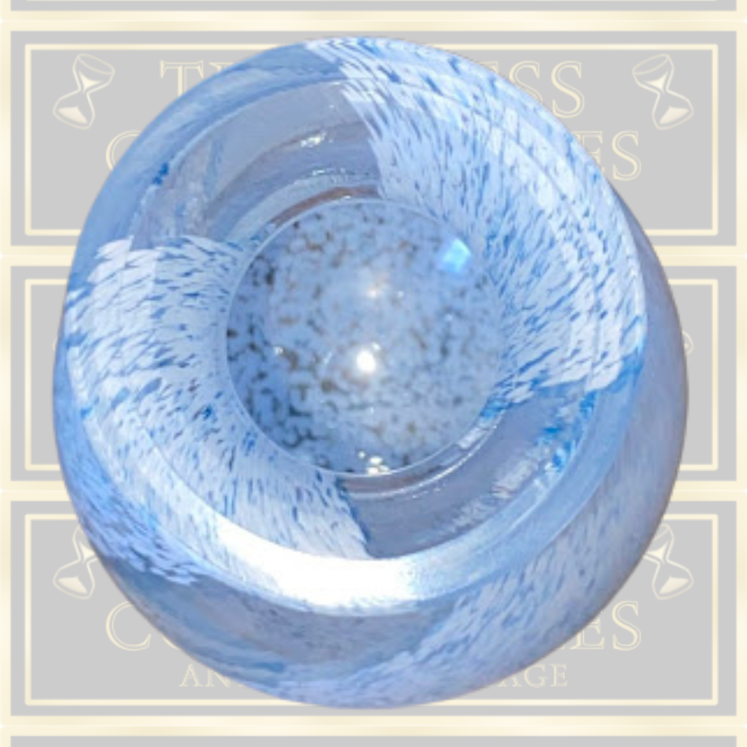 Vintage Hand Blown Caithness Speckled Fat Bottom Glass Vase