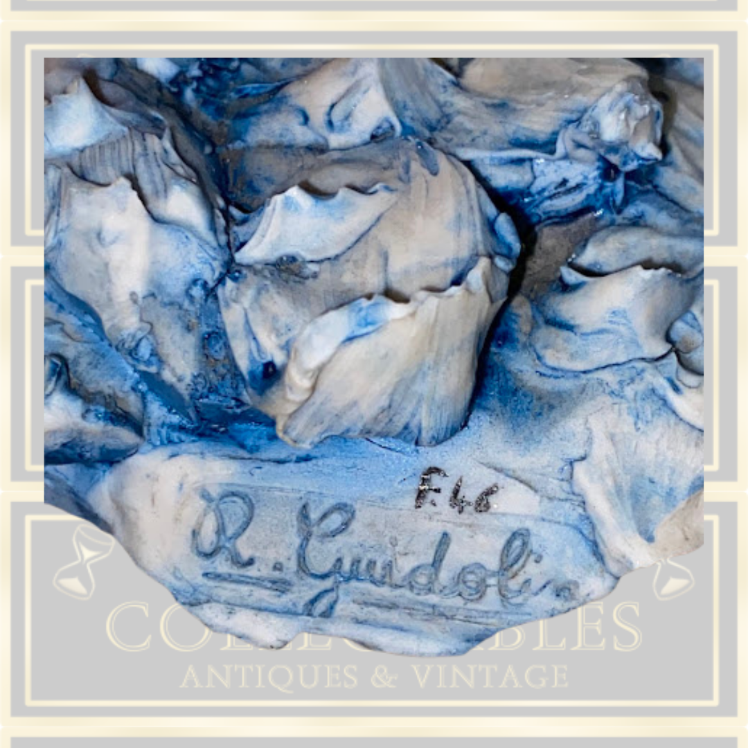 Capodimonte St Christopher Carrying The Christ Child By Renzo Guidolin Figurine