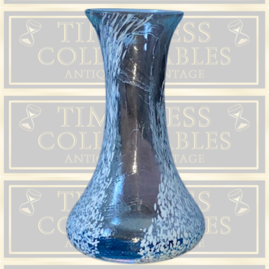 Vintage Hand Blown Caithness Speckled Glass Vase
