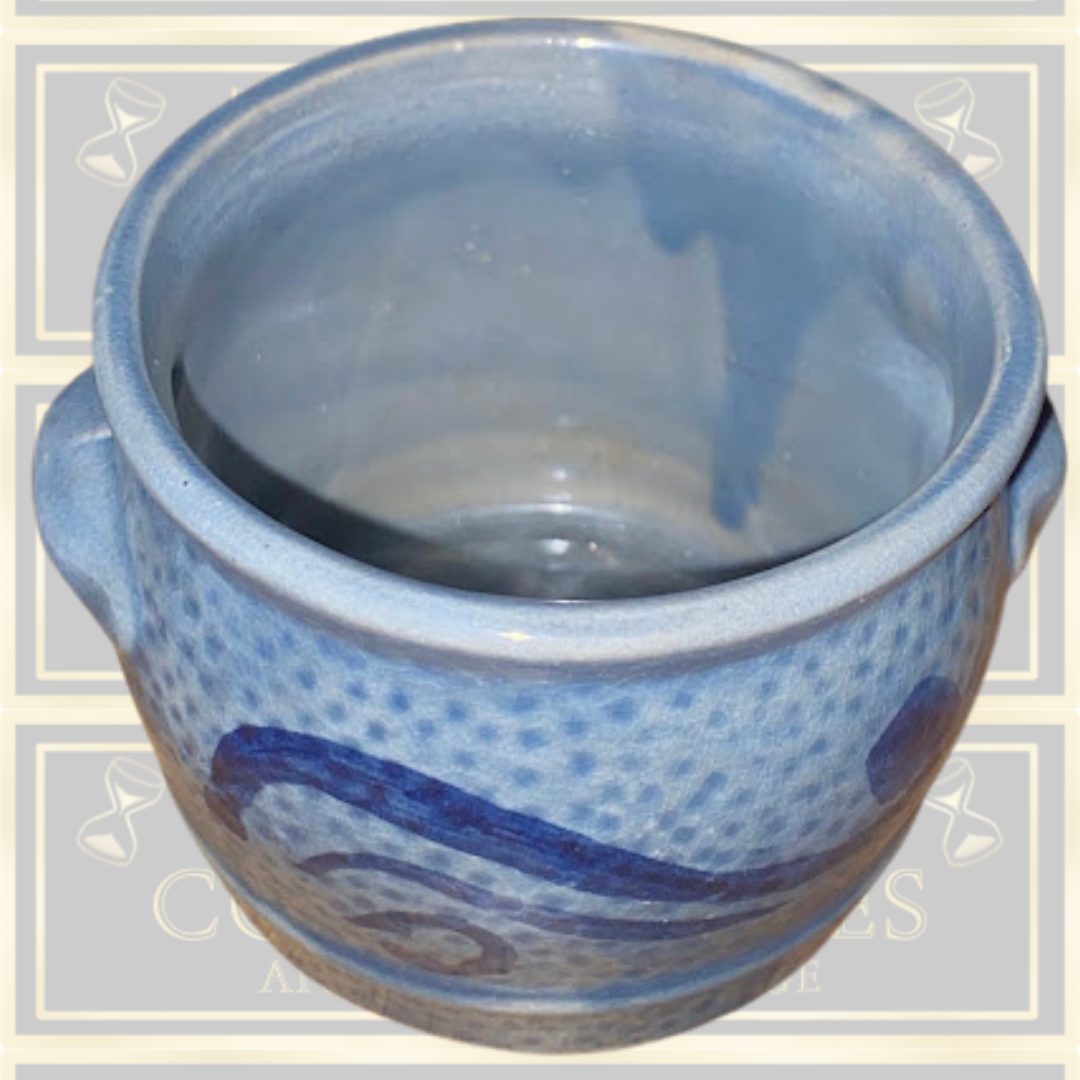 Vintage German Westerwald Stoneware Small Crock