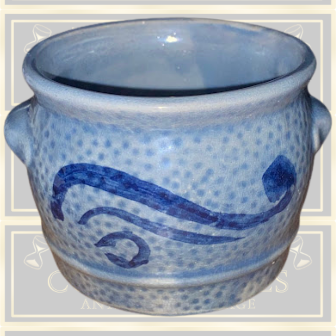 Vintage German Westerwald Stoneware Small Crock