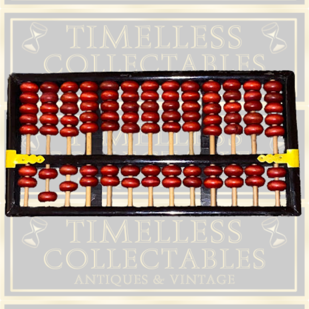 Vintage Lotus-Flower Brand Abacus
