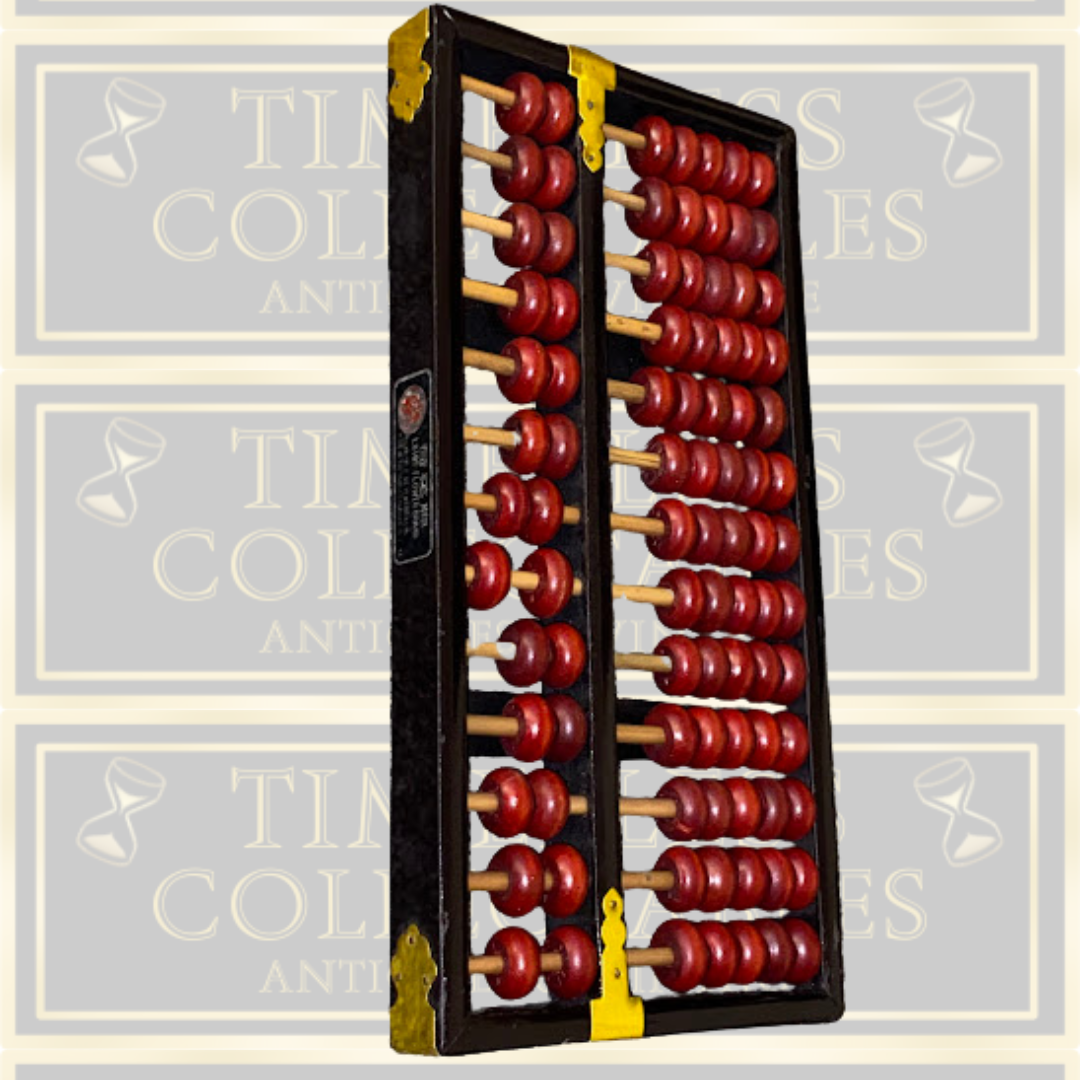 Vintage Lotus-Flower Brand Abacus