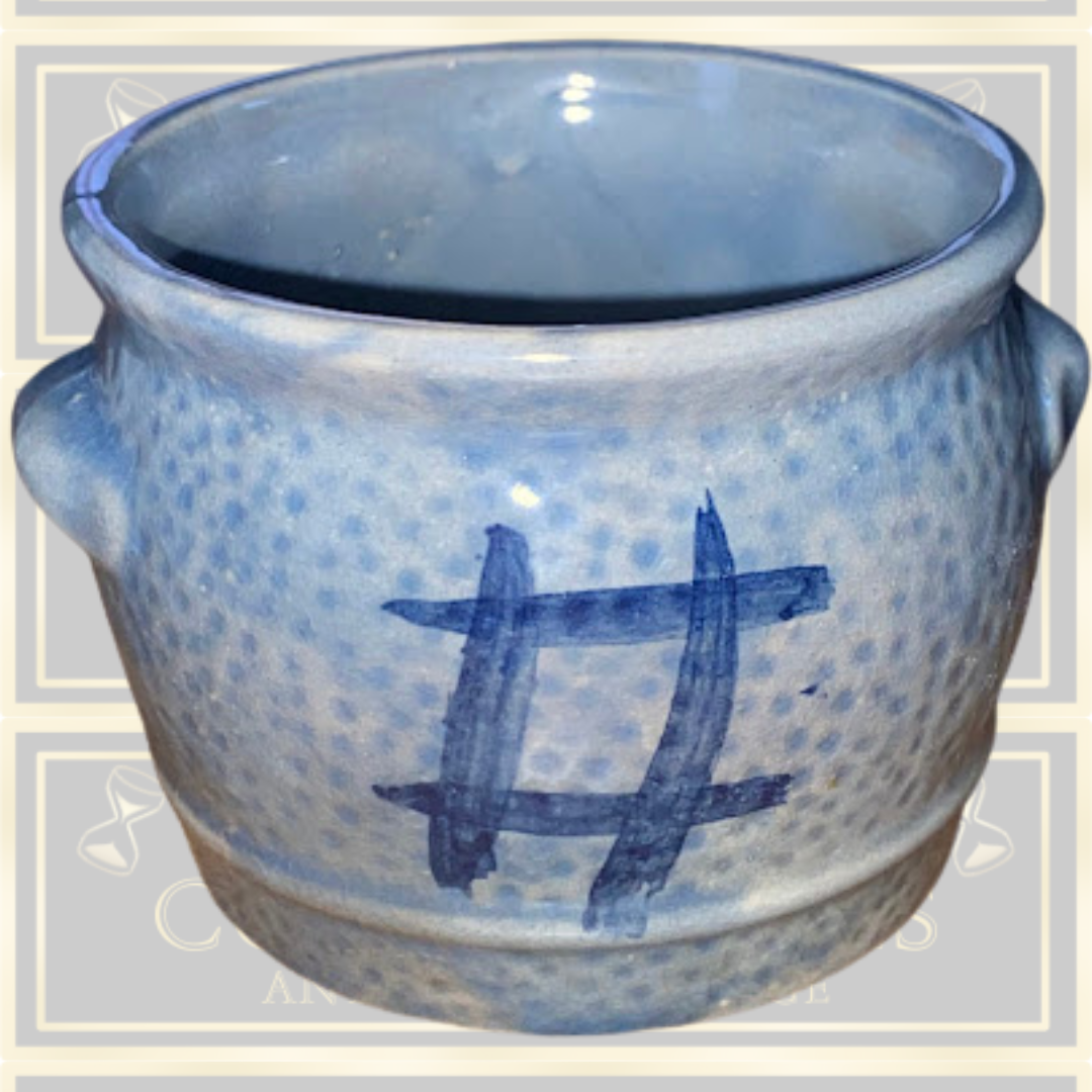 Vintage German Westerwald Stoneware Small Crock