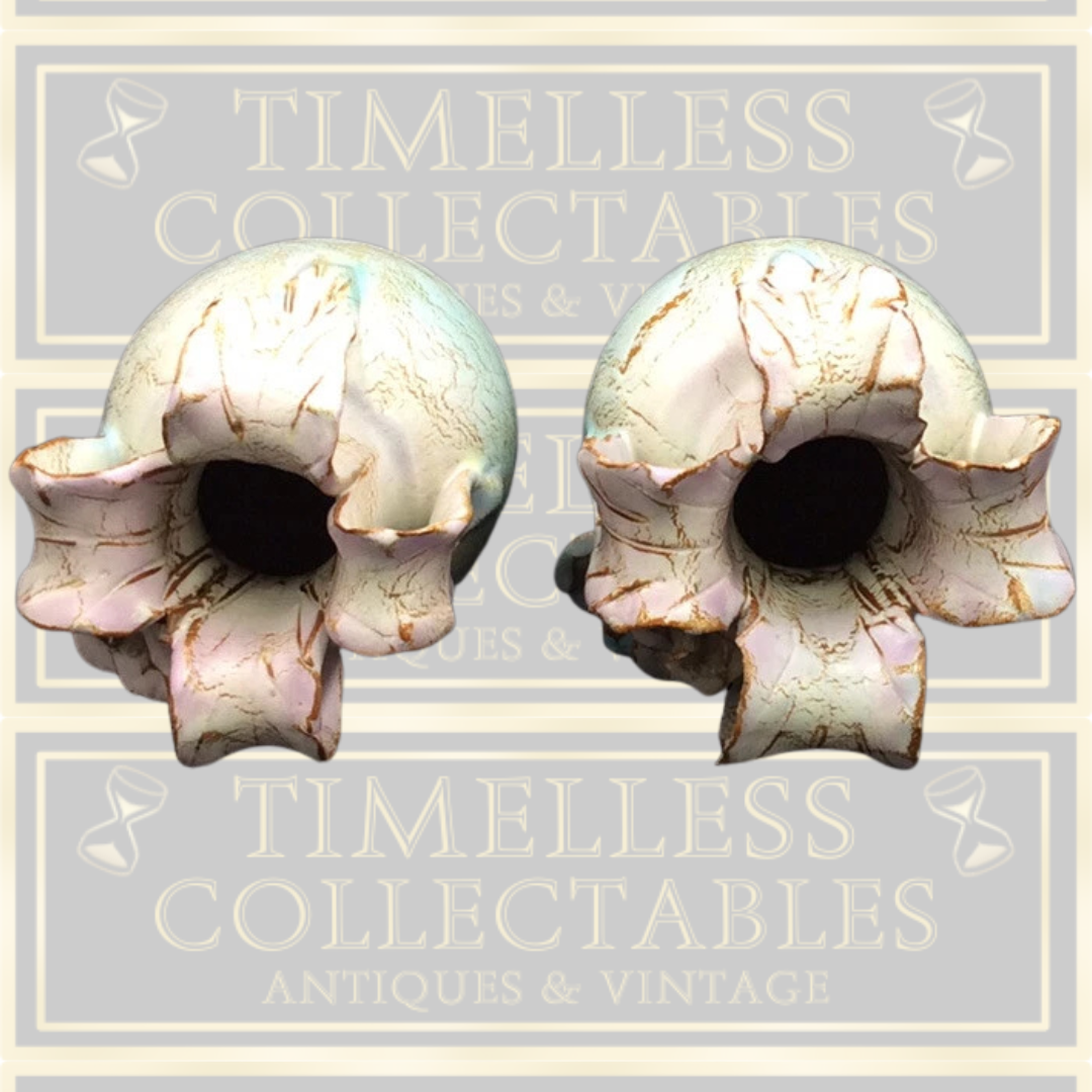 Vintage Pair Beautiful Studio Pottery Bud Vases