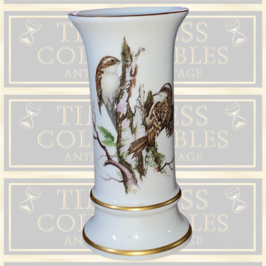 vintage coalport tree Creaper vase bone china