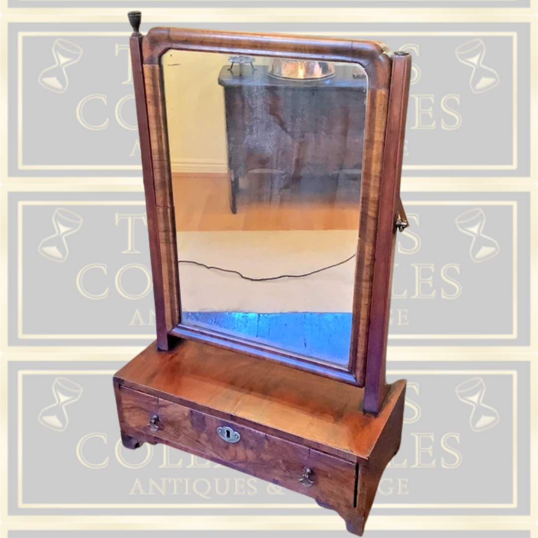 Antique Mid-18th Century Mahogany Mirror