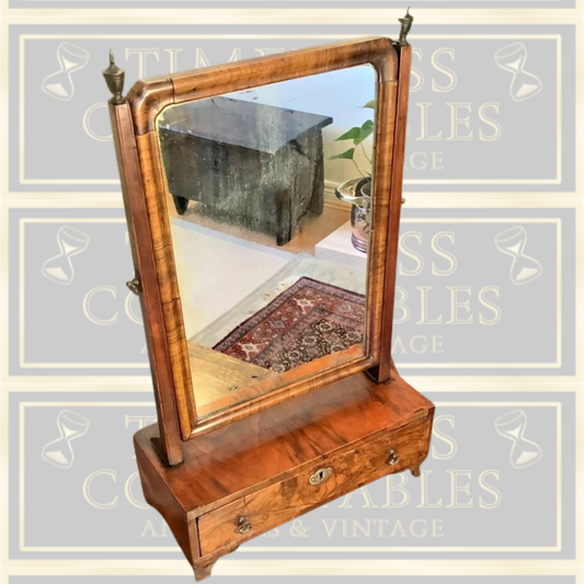 Antique Mid-18th Century Mahogany Mirror