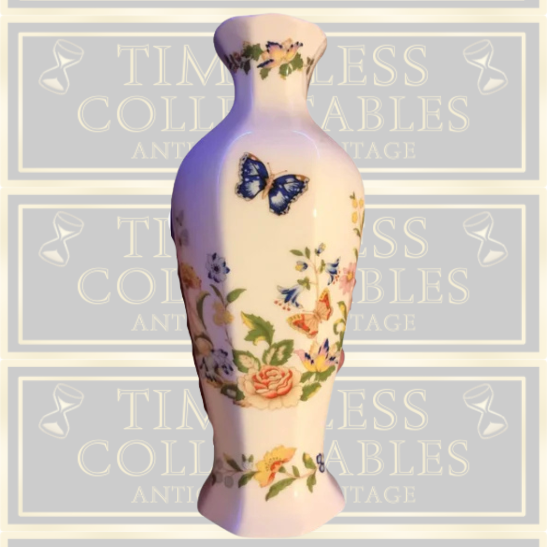 Vintage Aynsley 'Pembroke' Bone China Flower Vase