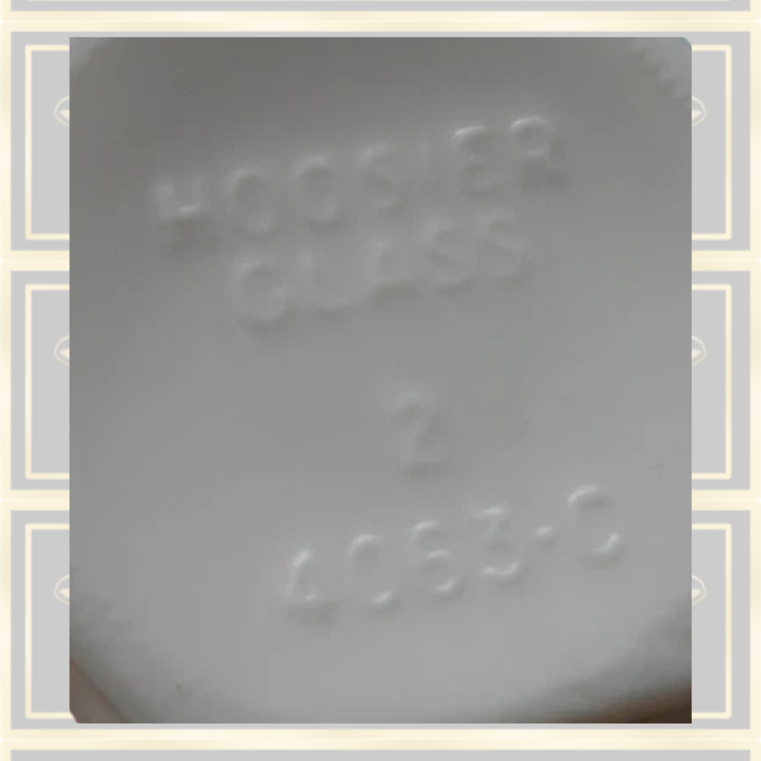 Vintage Hoosier White Milk Glass Small Vase