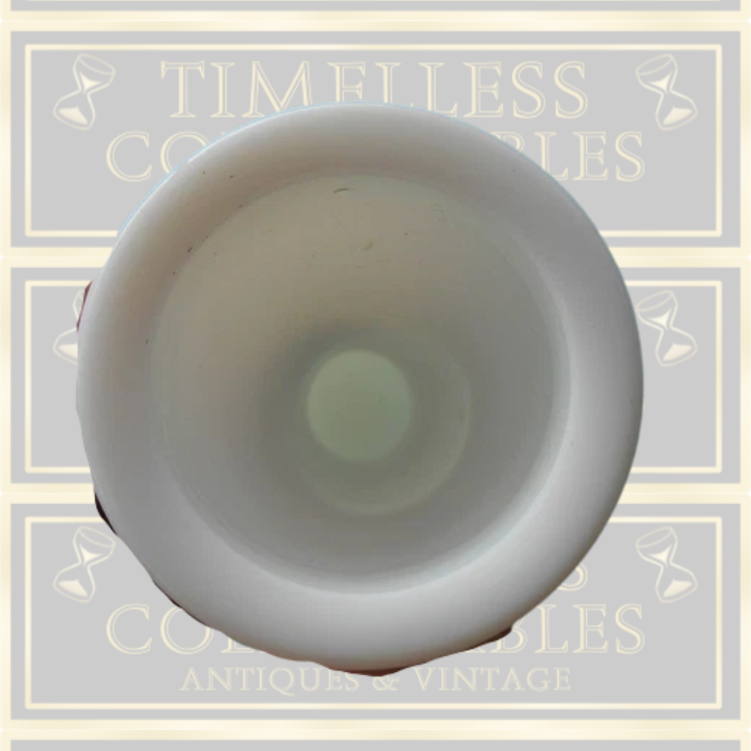 Vintage Hoosier White Milk Glass Small Vase