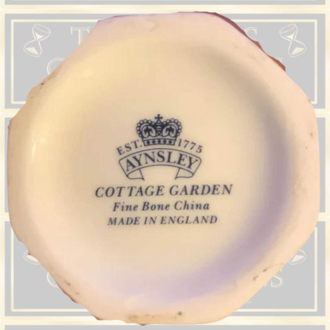 Vintage Aynsley 'Pembroke' Bone China Flower Vase