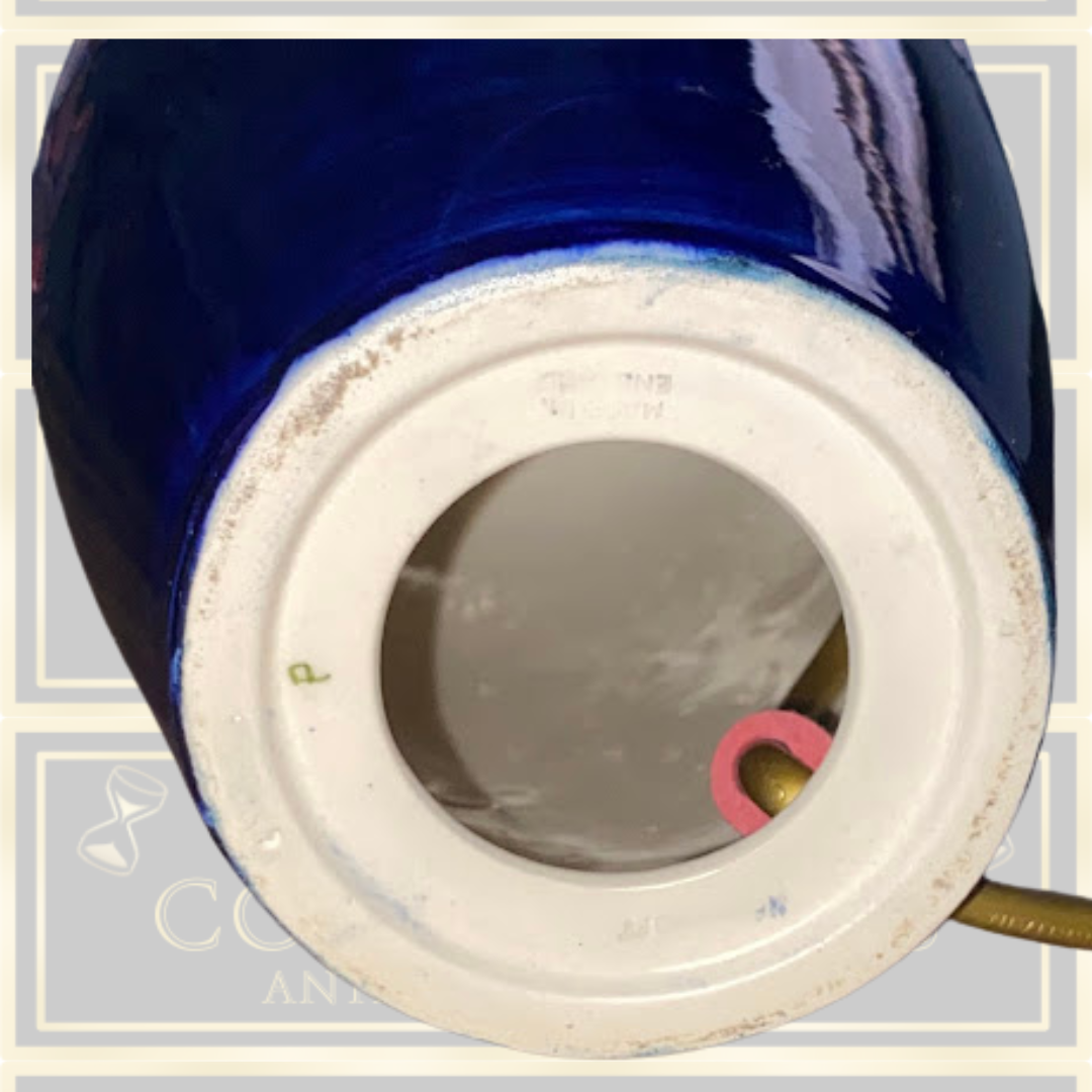 Vintage Large Moorcroft Anemone Table Lamp