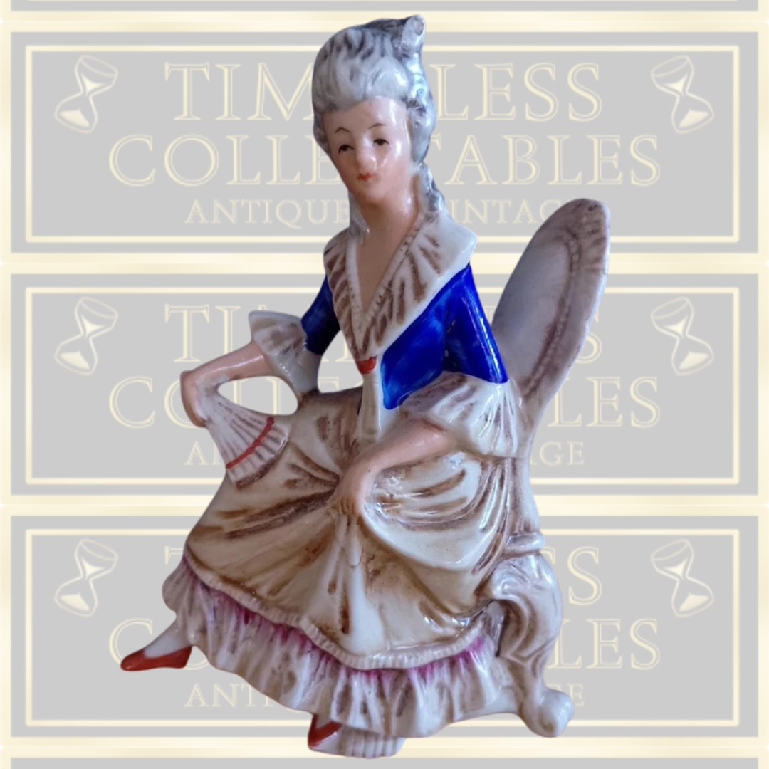 Antique Porcelain German Figurines Dandy And His Lady