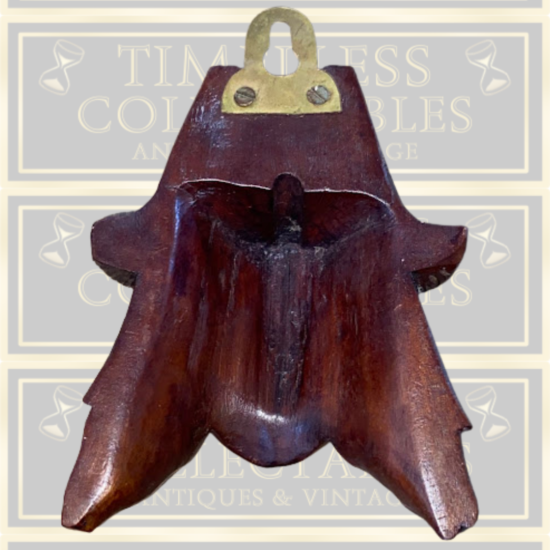 Antique Rosewood Carved Chinese Mask