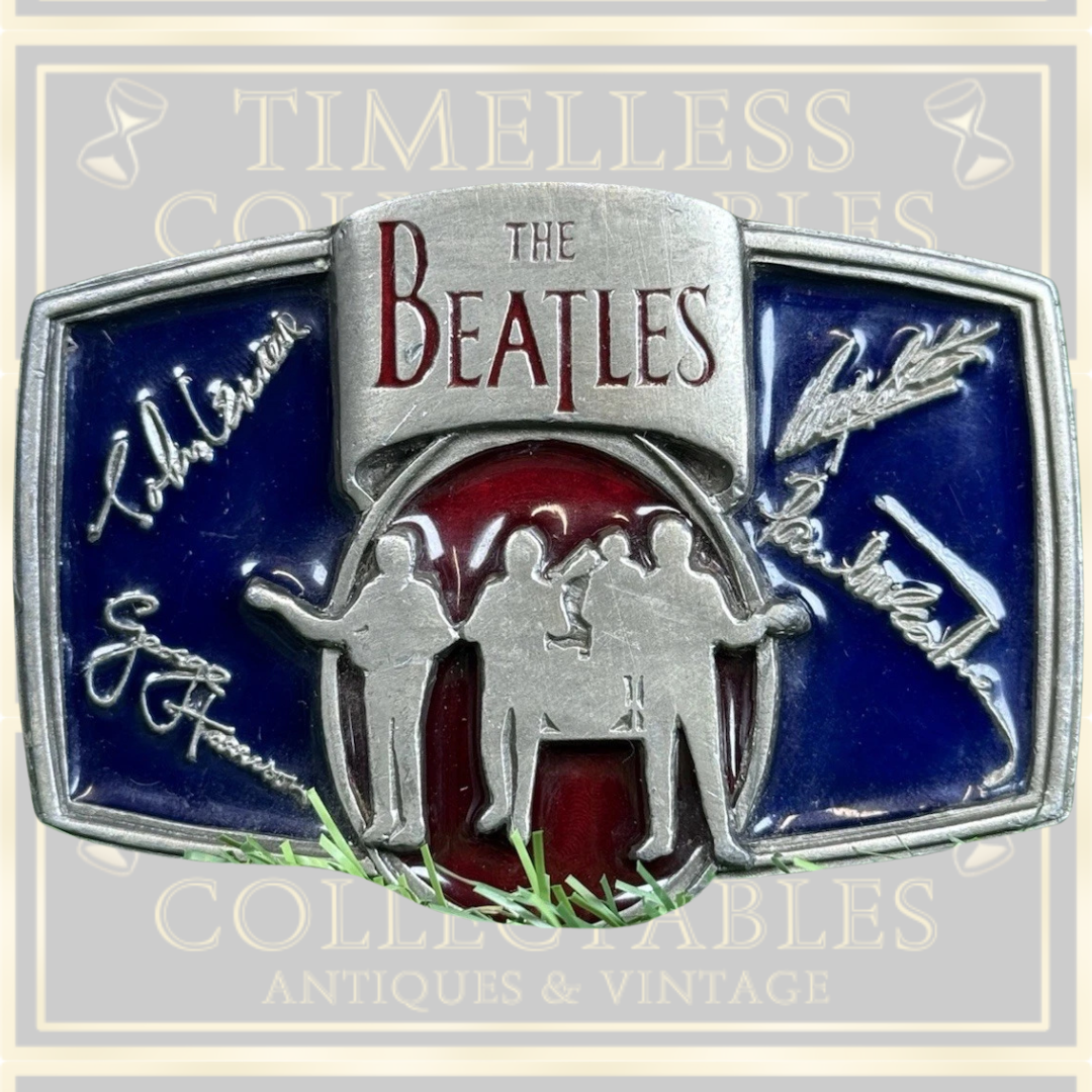 Vintage Limited Edition Beatles Pewter Belt Buckle