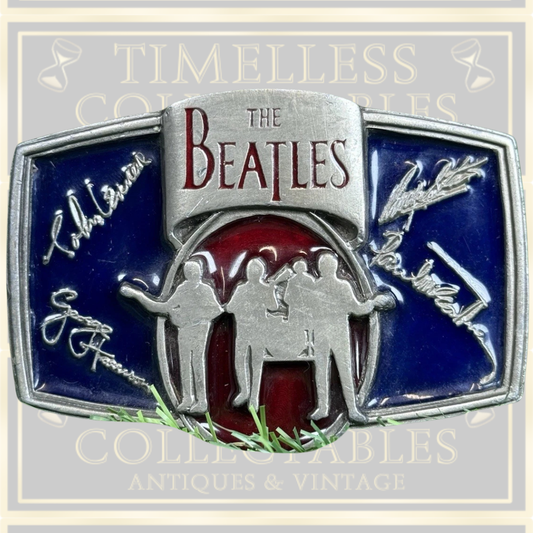 Vintage Limited Edition Beatles Pewter Belt Buckle