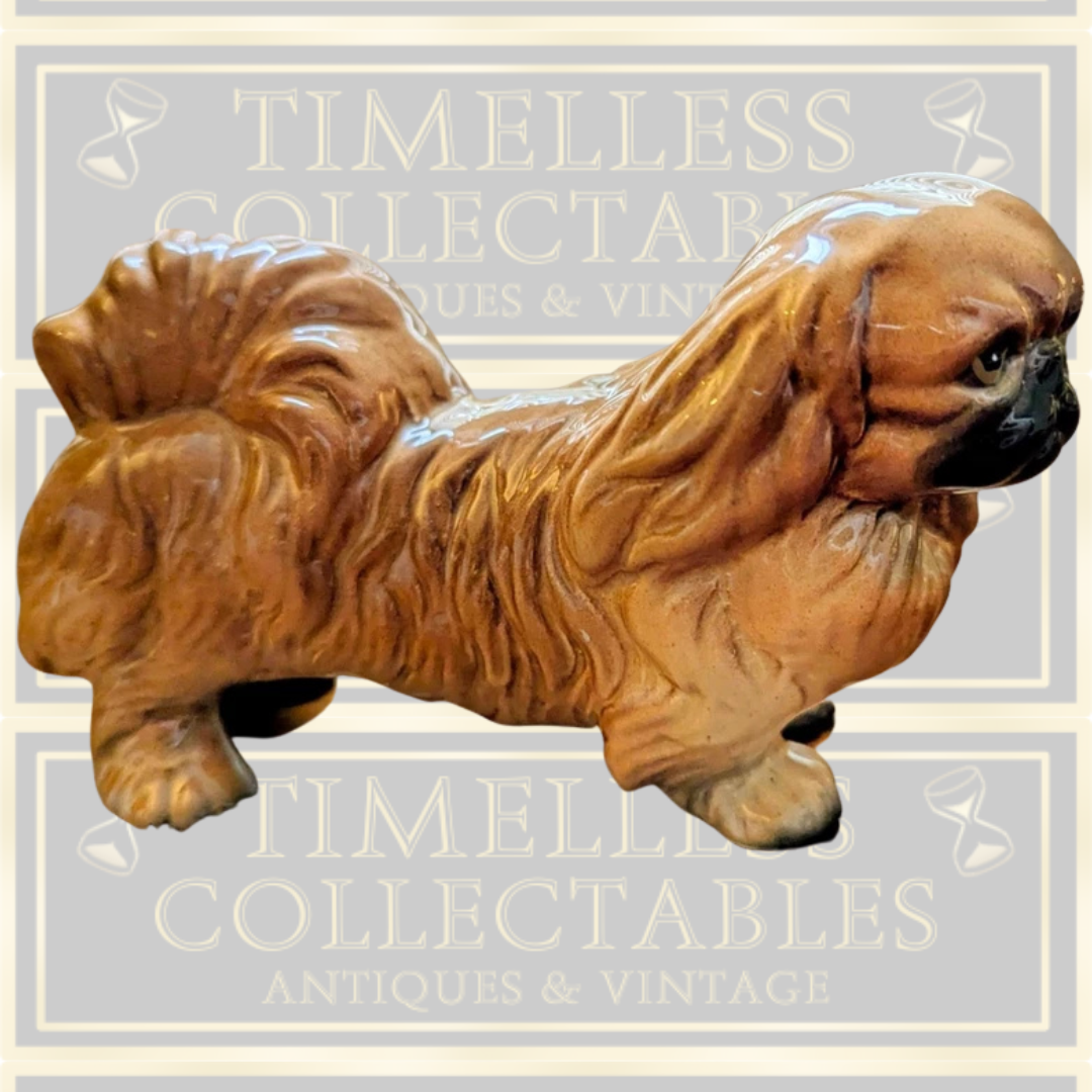 Vintage Sylvac Ceramic Dog Tibetan Spaniel