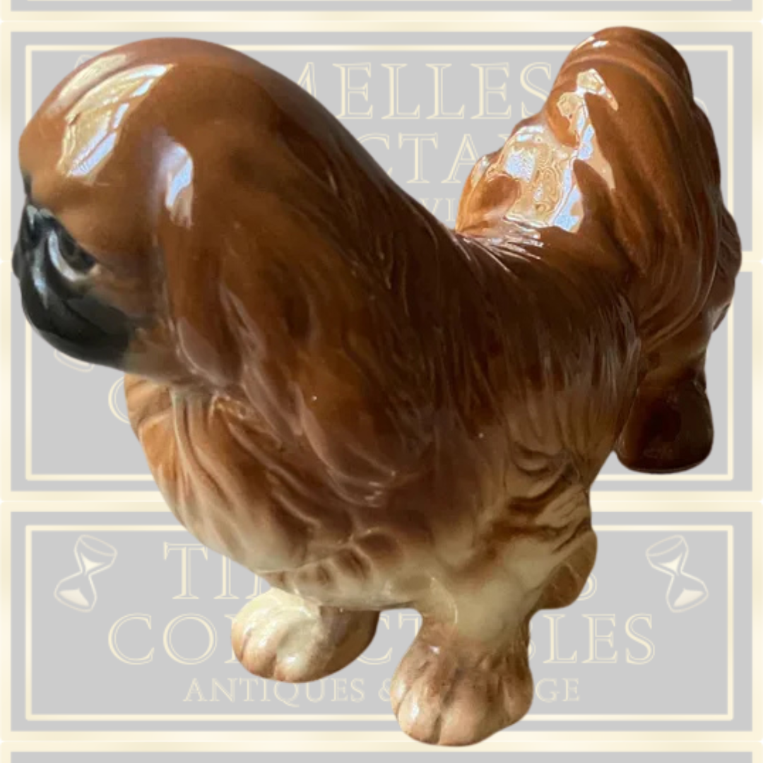 Vintage Sylvac Ceramic Dog Tibetan Spaniel