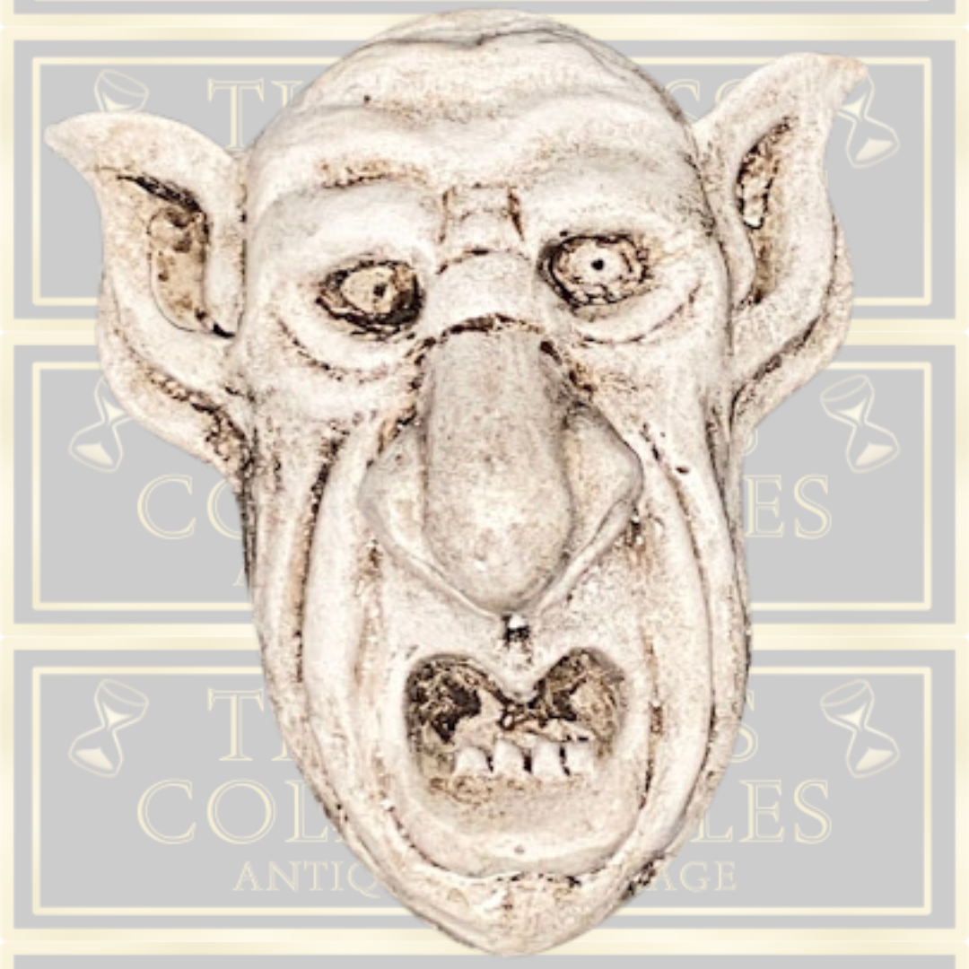 Vintage Big Ears Oxford Grotesque Gargoyle Gothic Face Wall Plaque