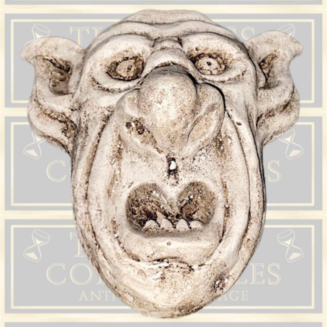 Vintage Big Ears Oxford Grotesque Gargoyle Gothic Face Wall Plaque