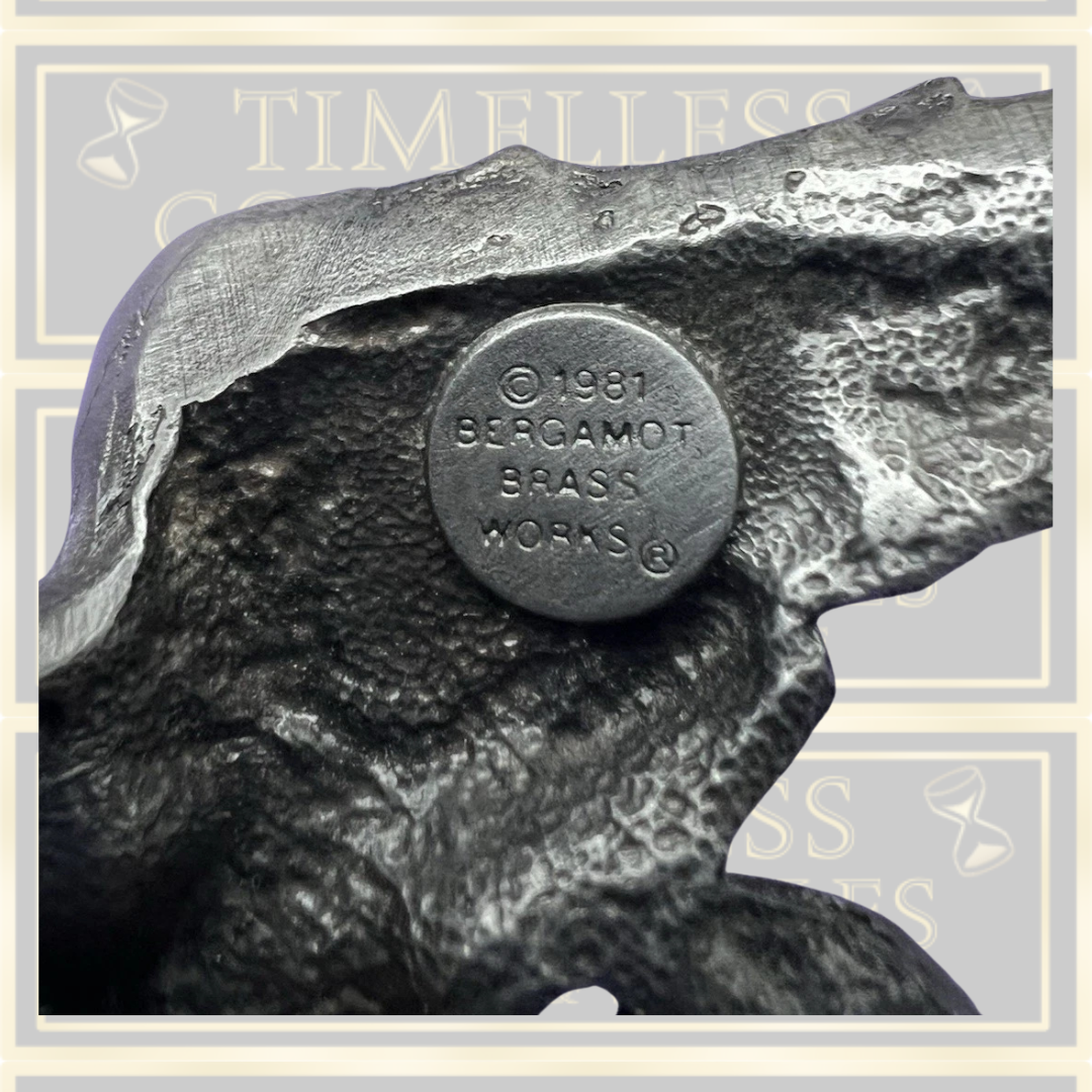 Vintage Pegasus Brass Belt Buckle