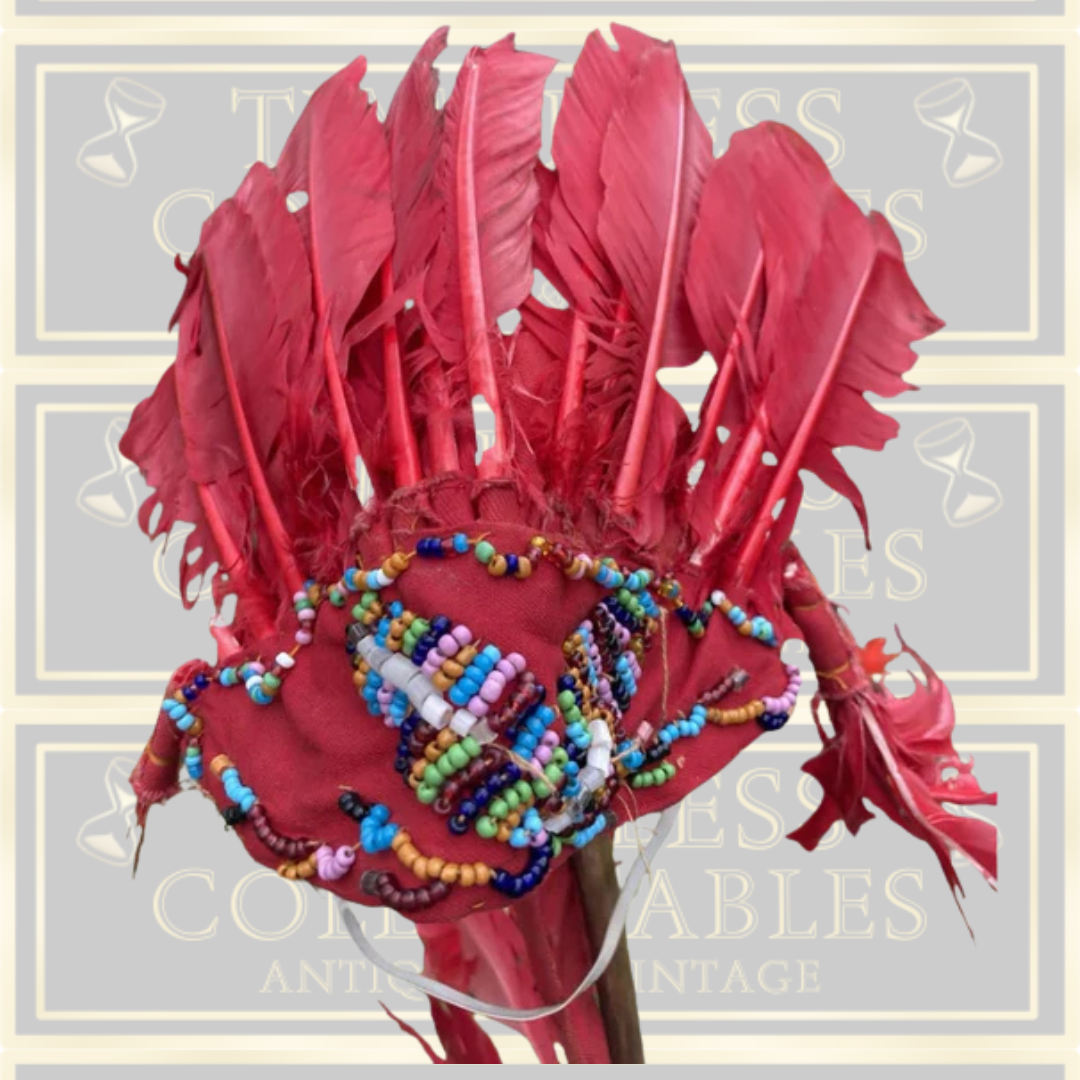 Antique American 1920s f.A.O Schwarz Children’s Dressing Native American Playset