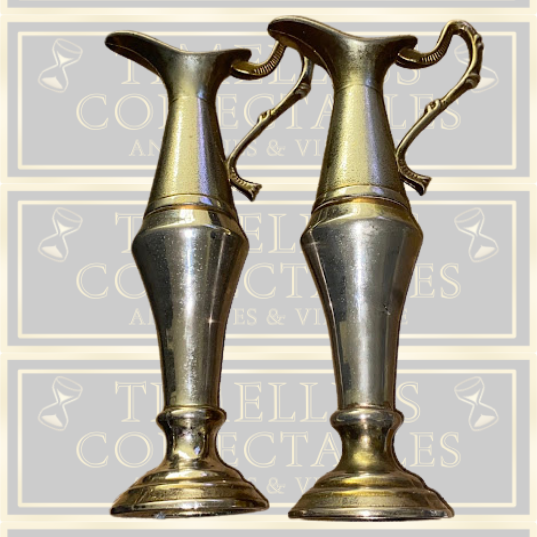 Vintage Pair Small Bud Vases