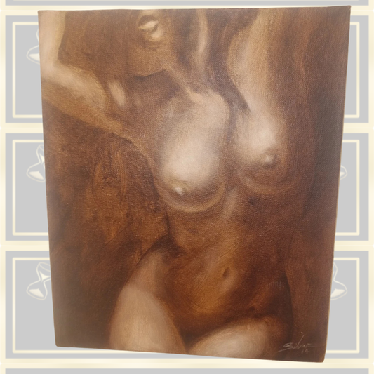 Vintage Beautiful Nude Painting
