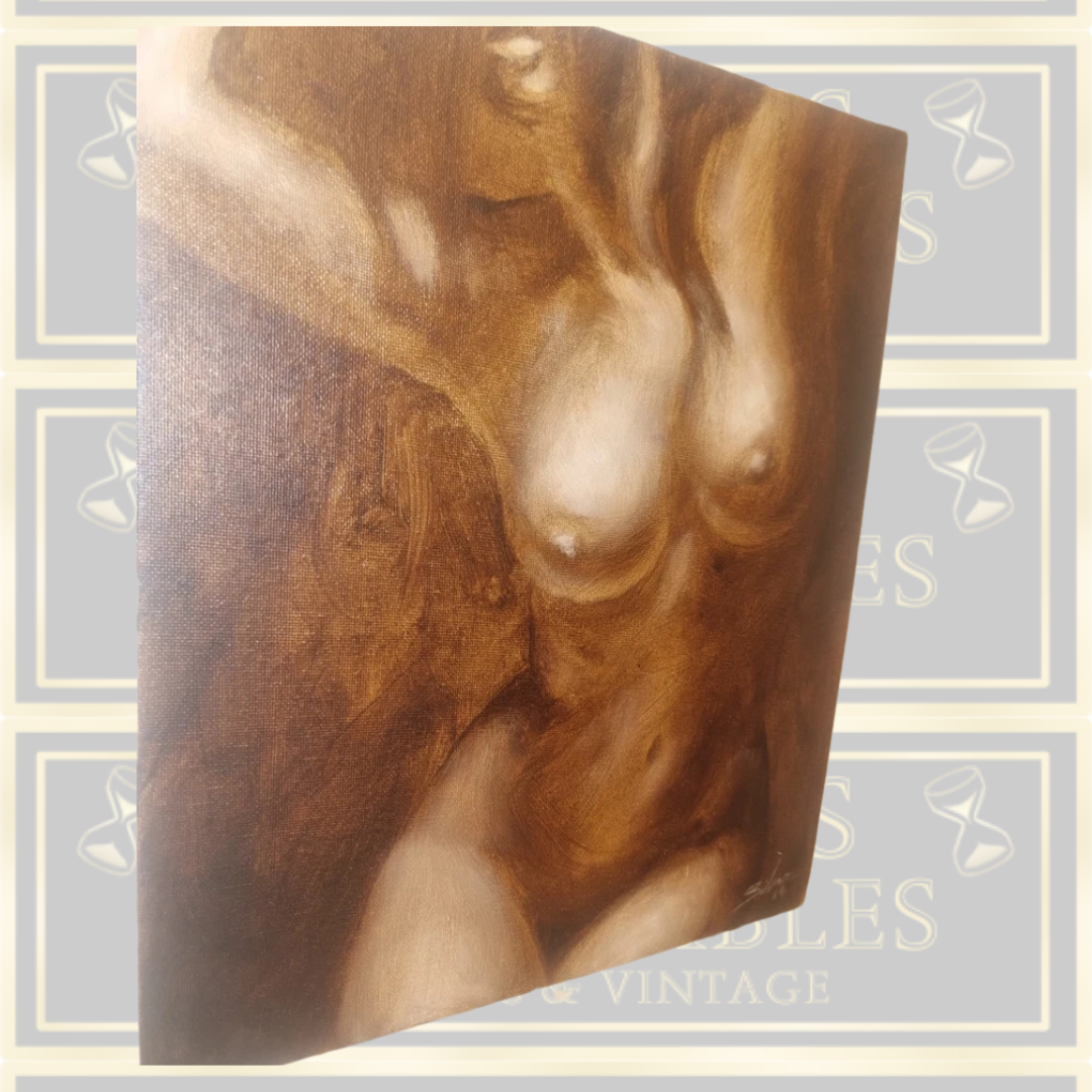 Vintage Beautiful Nude Painting