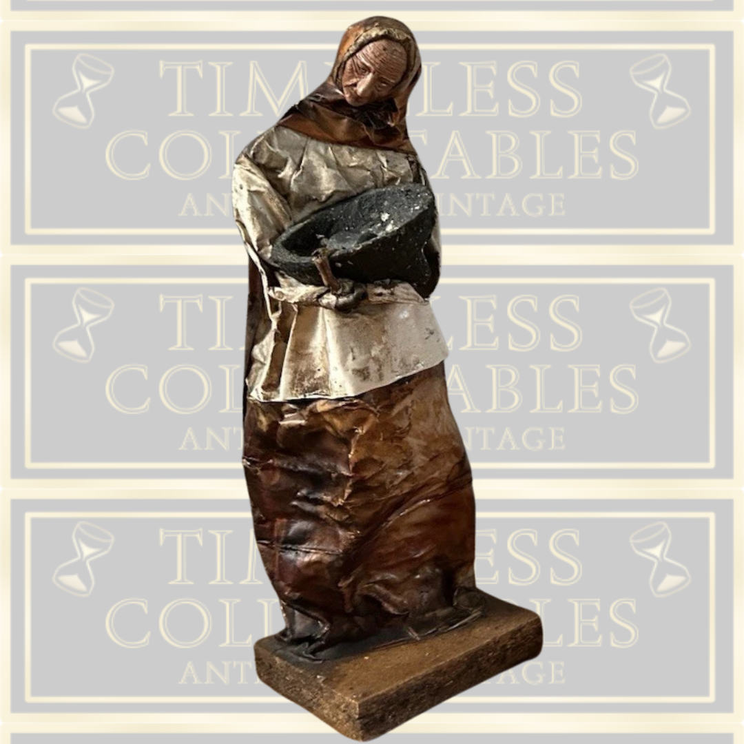 Vintage Mexican Paper Mache Folk Art Figure