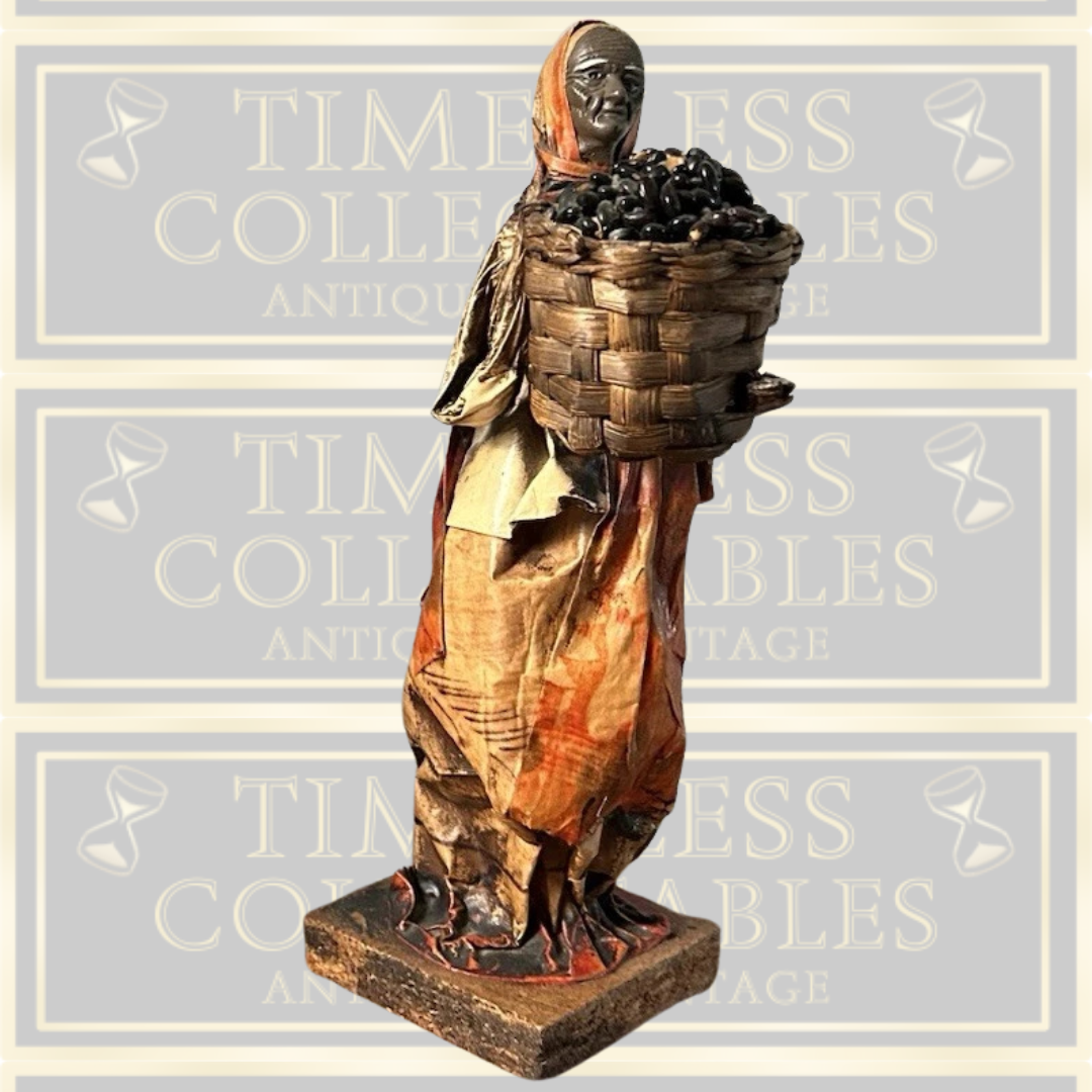 Vintage Mexican Paper Mache Folk Art Figure