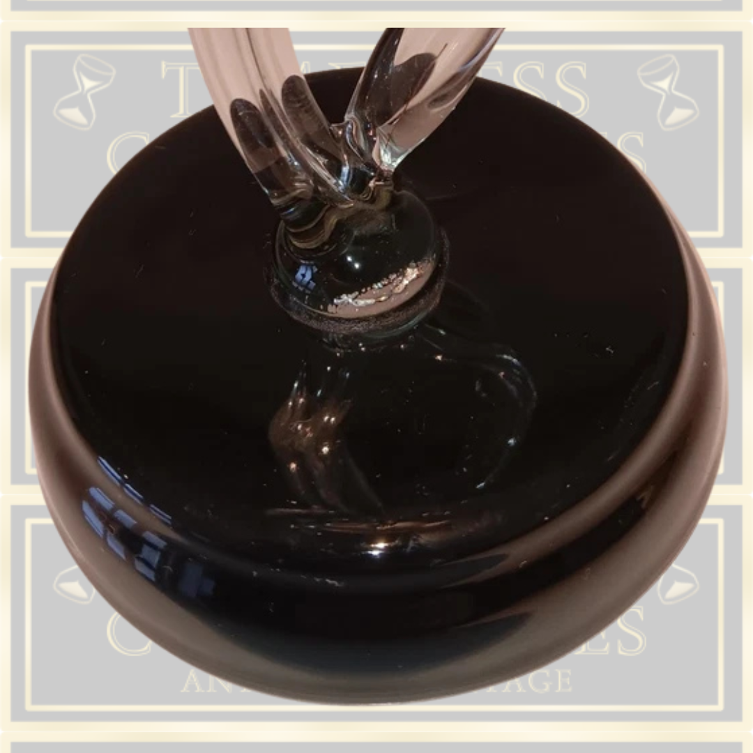 Hand blown Kingfisher Frosted Art Glass